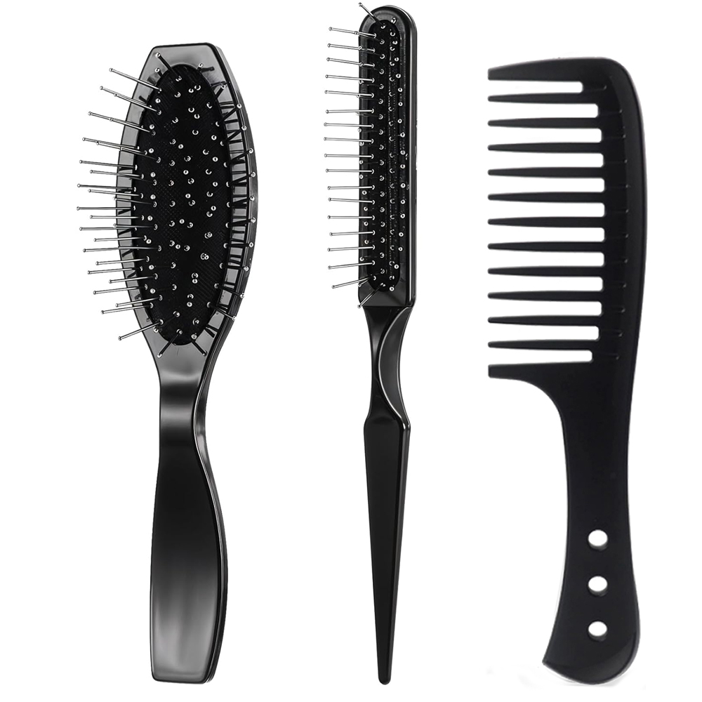 Detangling Wide Comb - Ensemble de brosses pour perruques, brosse