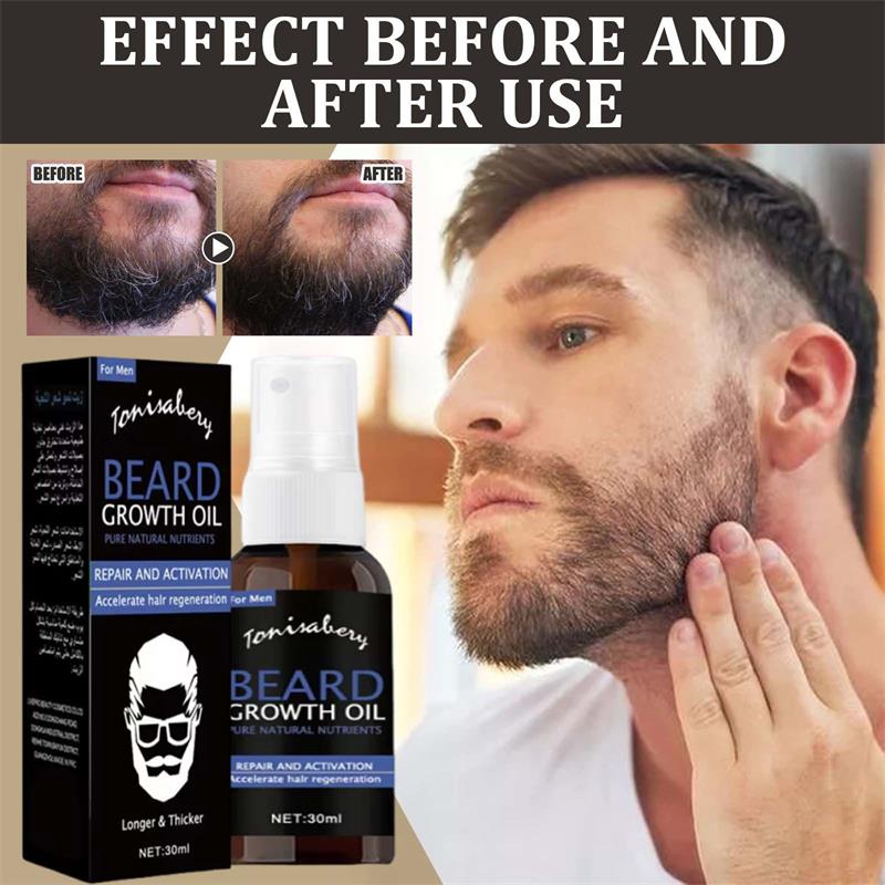 Hair Care Natural Products - Huile de croissance pour barbe, baume