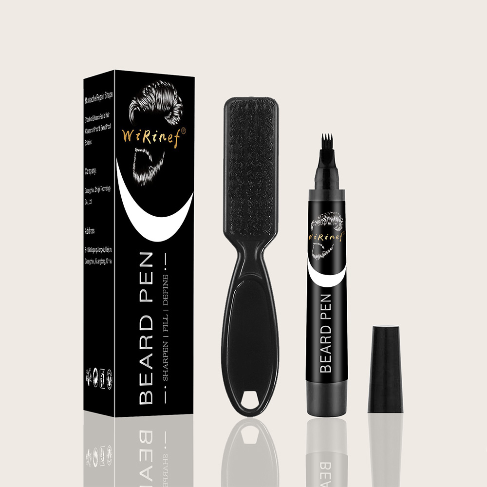 Hair Care Brand - Stylo de remplissage pour barbe, une