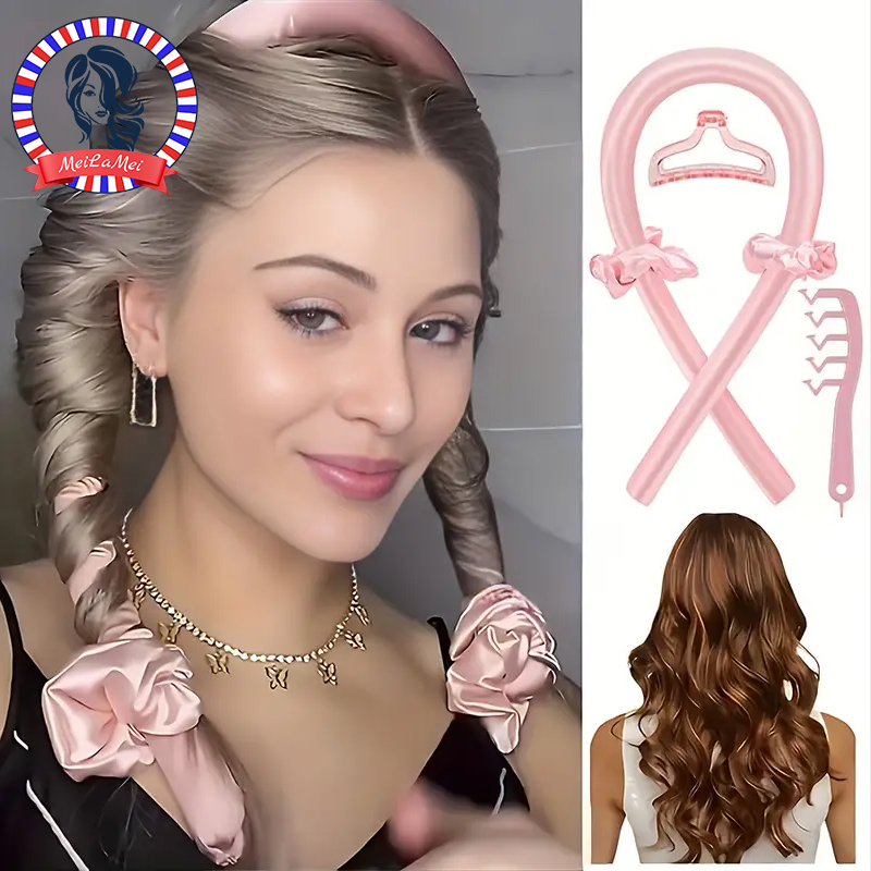 Detangling Wide Comb - Ensemble de frisage sans chaleur 4