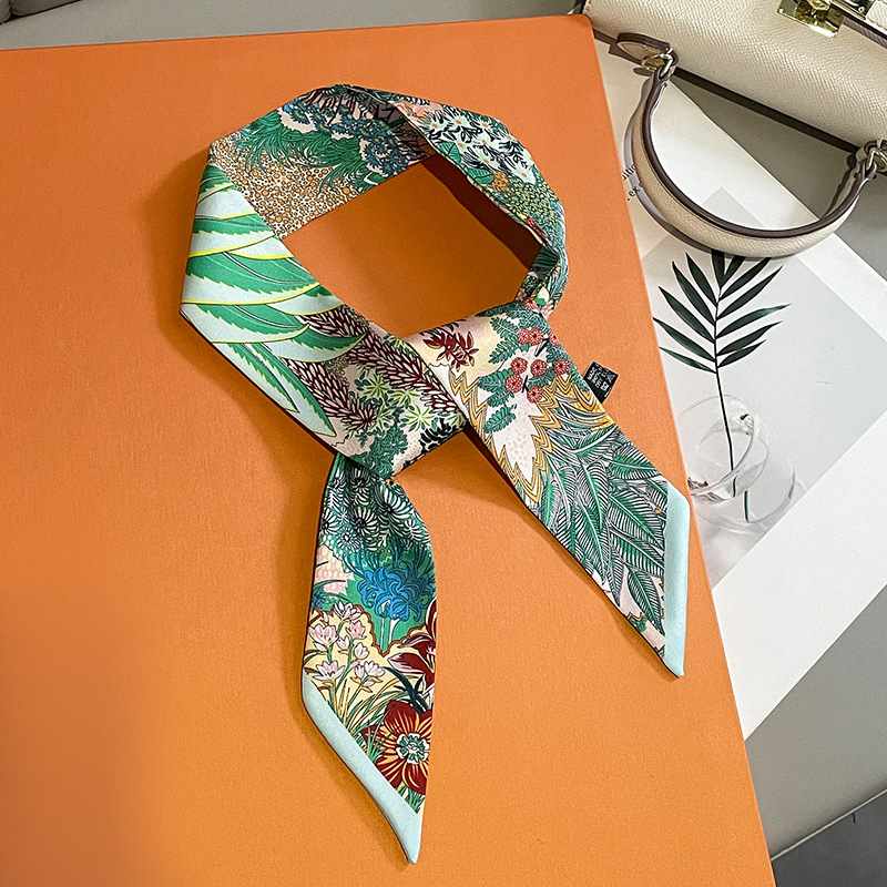 Hair Care Luxury Brands - Foulard en soie imprimé Jungle, marque