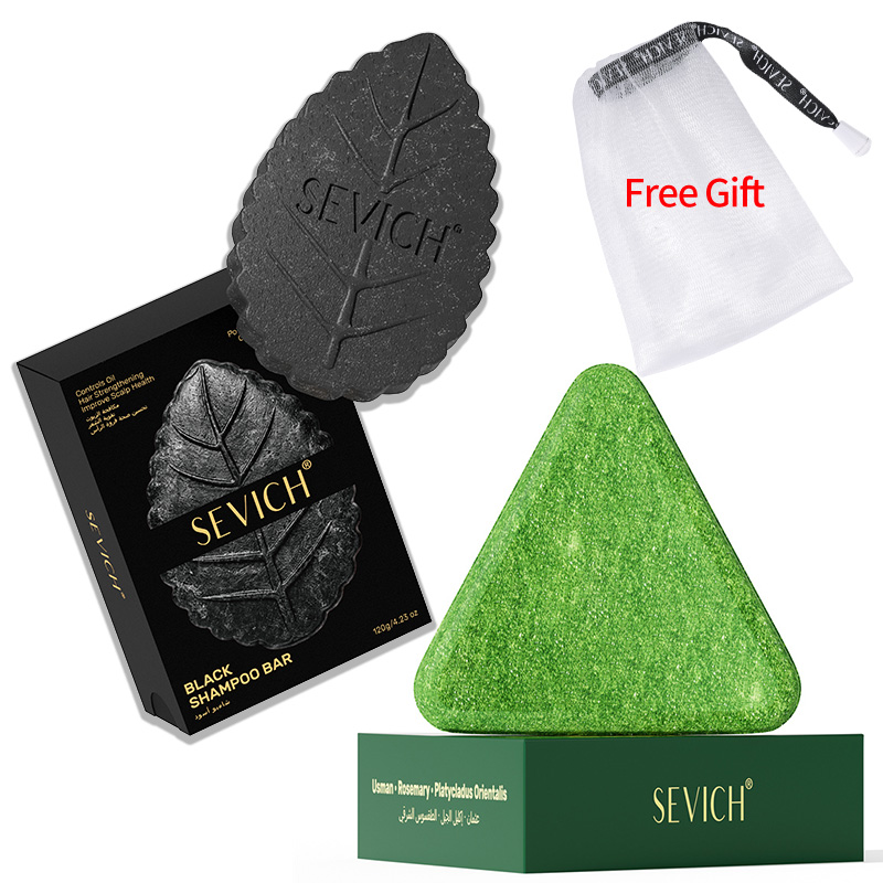 Hair Care Natural Products - Savon capillaire noir Sevich, savon assombrissant