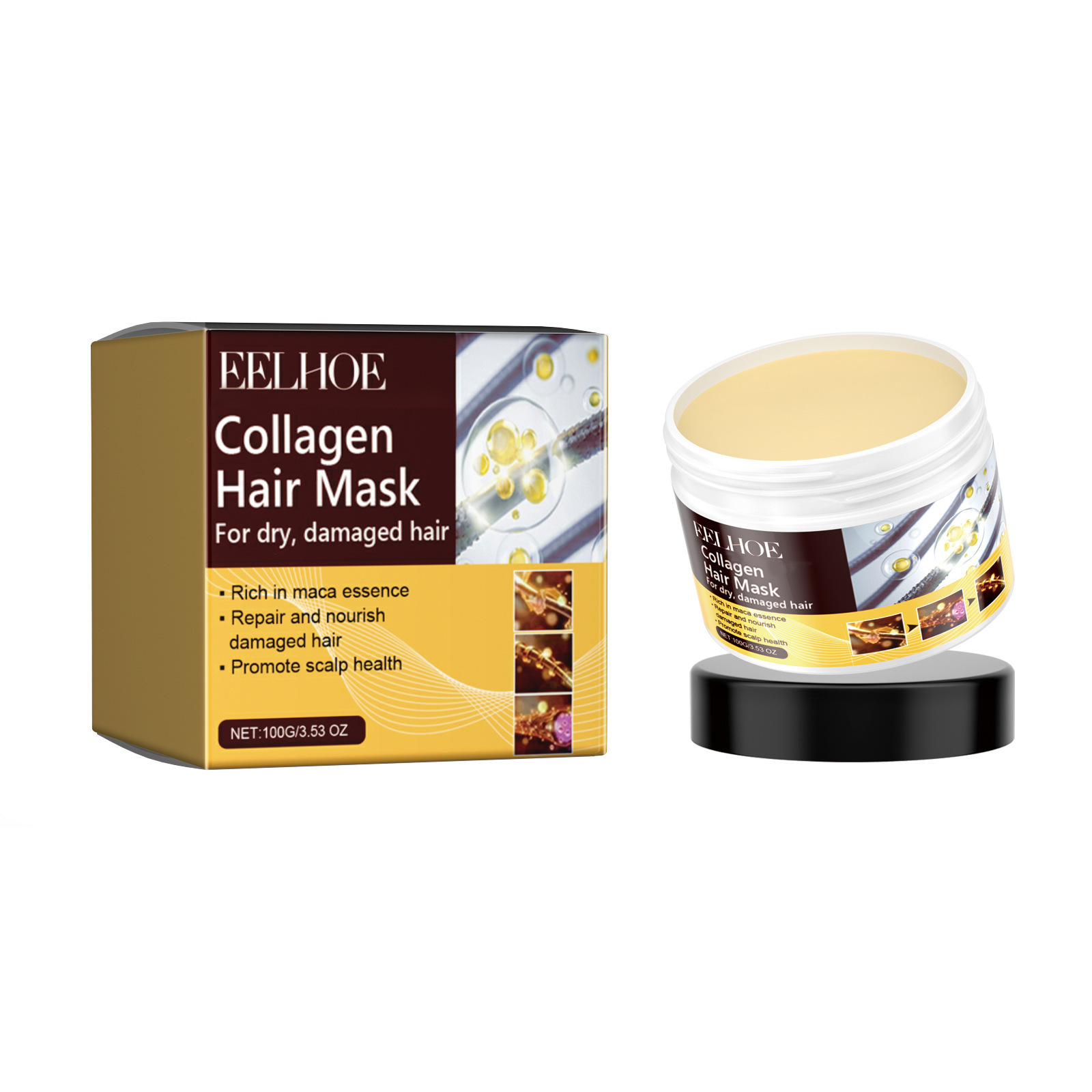 Masque capillaire au collagène - Hair Care Natural Products avis et prix