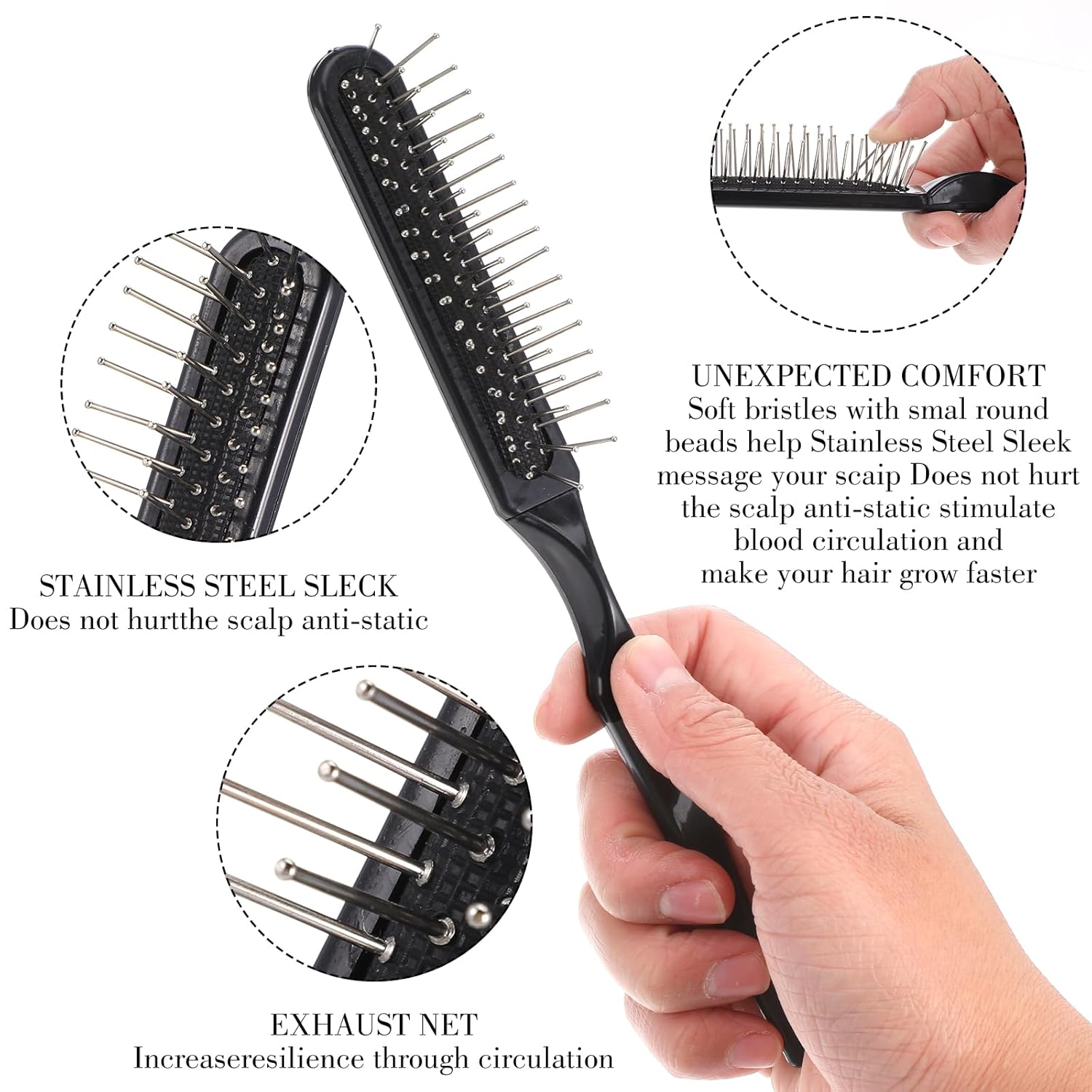 Ensemble de brosses pour perru - Detangling Wide Comb avis et prix