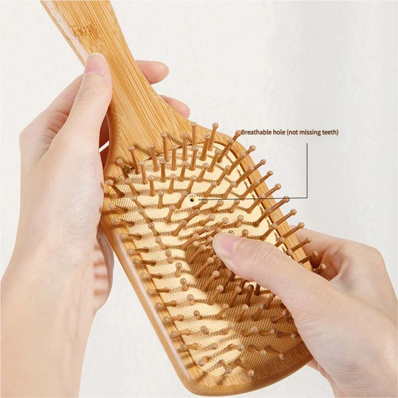 Brosse à cheveux en bambou pou - Detangling Wide Comb avis et prix