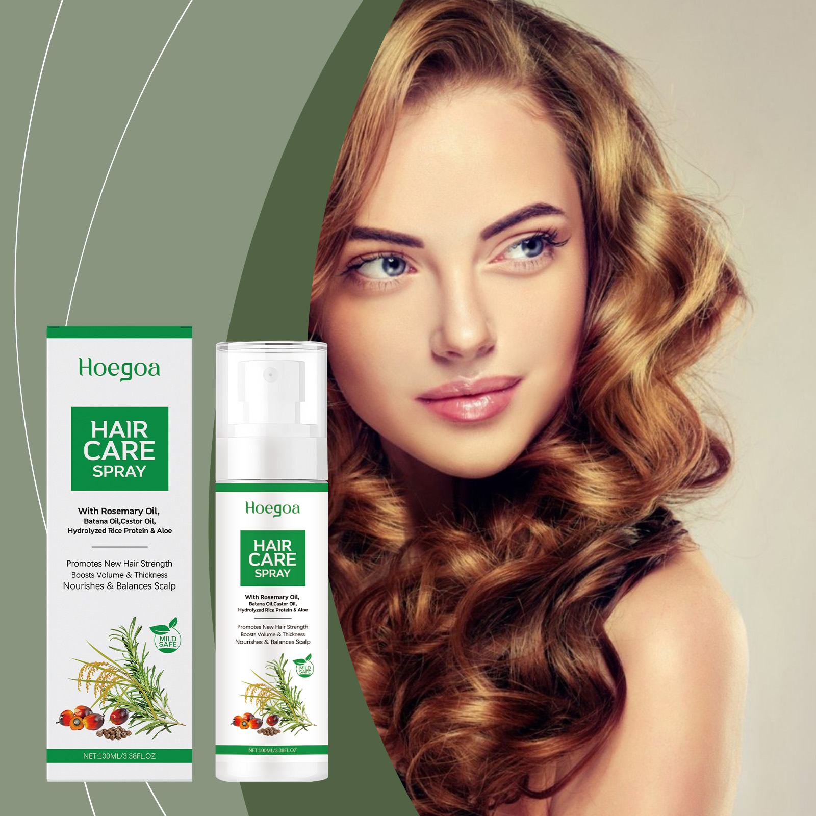Spray d'essence Hoegoa pour le - Hair Care Natural Products avis et prix